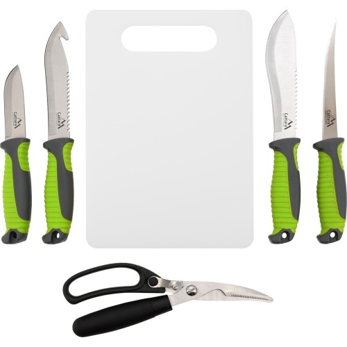 Zestaw noży do grilla Cattara, 4+1+1