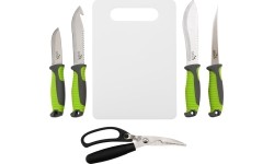 Zestaw noży do grilla Cattara, 4+1+1