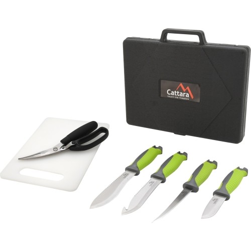 Zestaw noży do grilla Cattara, 4+1+1