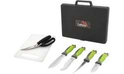 Zestaw noży do grilla Cattara, 4+1+1
