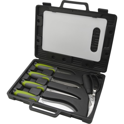 Zestaw noży do grilla Cattara, 4+1+1