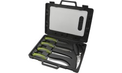 Zestaw noży do grilla Cattara, 4+1+1