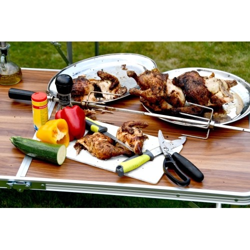 Zestaw noży do grilla Cattara, 4+1+1
