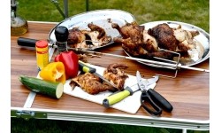 Zestaw noży do grilla Cattara, 4+1+1