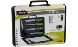 Zestaw noży do grilla Cattara, 4+1+1