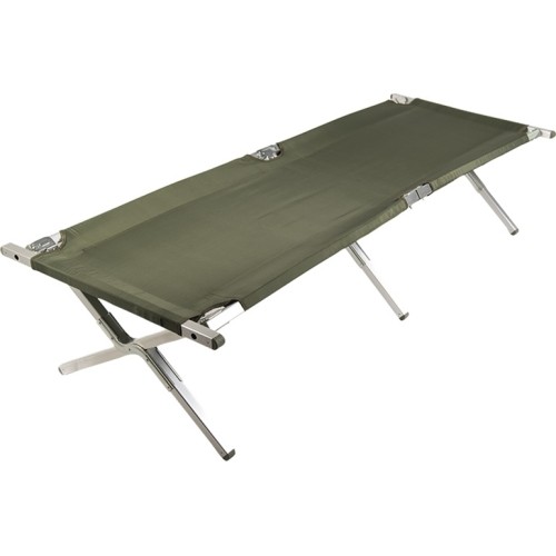 Składane łóżko polowe aluminiowe 210x70 cm