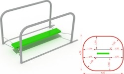 POZIOMY METALU Z MODELEM MOSTOWYM CM-0027/1