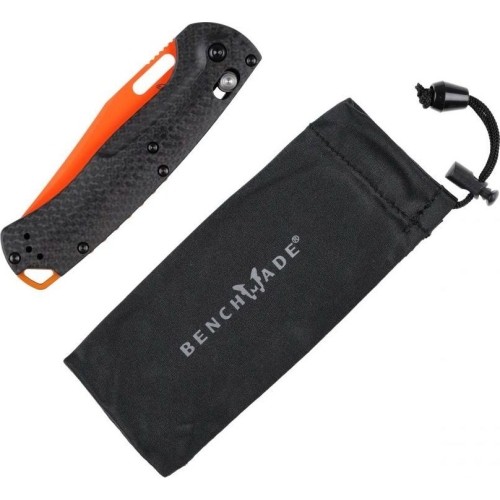 Benchmade 15535OR-01 TAGGEDOUT, karbon, Magnacut