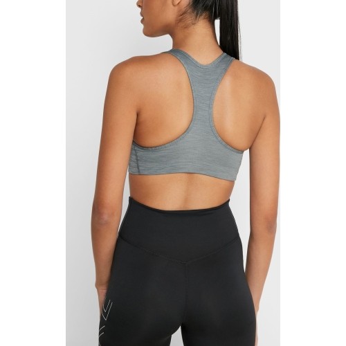 Nike Swoosh Futura biustonosz sportowy damski, szary BV3643 084