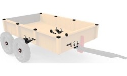 Duża przyczepa - zestaw montażowy Przyczepa tandemowa L