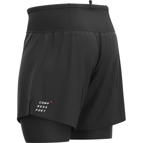 Spodenki do biegania COMPRESSPORT TRAIL 2IN1 