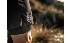 Spodenki do biegania COMPRESSPORT TRAIL 2IN1 