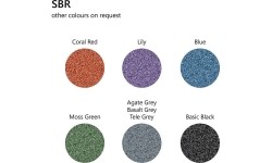 Gumowe płytki z bazą Standard - Puzzle, Zielone