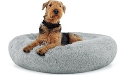 Legowisko pluszowe uniwersalne dla Psa Kota 80cm - jasnoszare