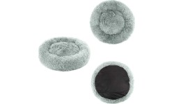 Legowisko pluszowe uniwersalne dla Psa Kota 80cm - jasnoszare