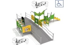 Zestaw na plac zabaw dla osób na wózkach inwalidzkich Inter-Play Kajo 3