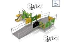 Zestaw na plac zabaw dla osób na wózkach inwalidzkich Inter-Play Kajo 3