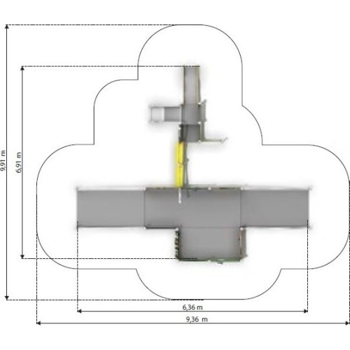 Zestaw na plac zabaw dla osób na wózkach inwalidzkich Inter-Play Kajo 3