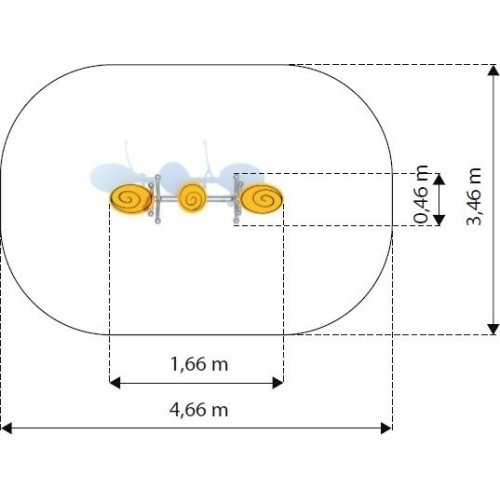 Bujak na sprężynie Inter-Play Sidi  2
