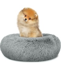 Legowisko pluszowe uniwersalne dla Psa Kota 40cm - jasnoszare
