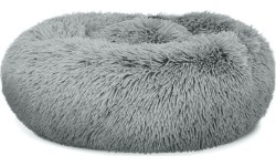 Legowisko pluszowe uniwersalne dla Psa Kota 40cm - jasnoszare