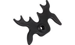 Czarna głowica podparcia kręgosłupa