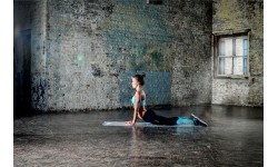 Mata fitness Reebok Love, szara