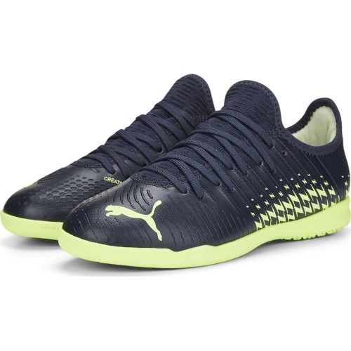 Buty piłkarskie młodzieżowe Puma Future Z 4.4 TT Jr Parisian Black Green 107018 01