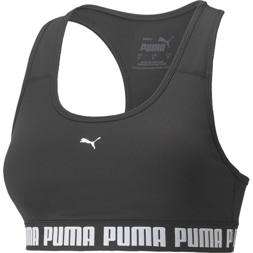 Puma Mid Impact Strong sportowy biustonosz damski, czarny 521599 01