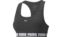 Puma Mid Impact Strong sportowy biustonosz damski, czarny 521599 01