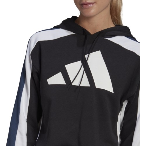 Dres damski Adidas W TS Big Logo Black White GL9482