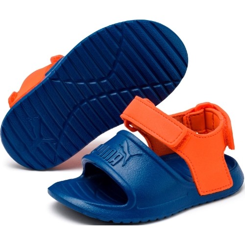 Sandały dziecięce Puma Divecat V2 Injex Inf Blue Orange 369545 04