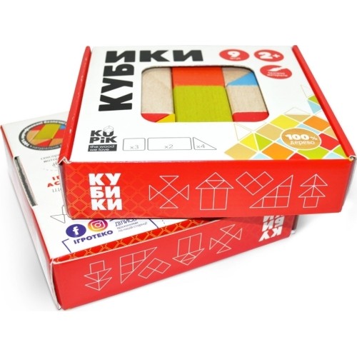 Igroteco Building block mini set, 9 pcs.