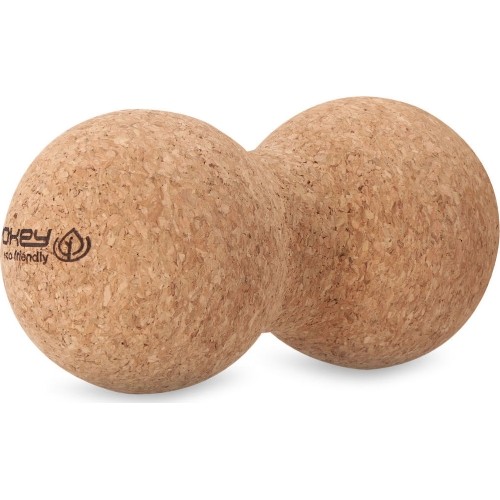 Podwójna piłka do masażu Spokey Oak (naturalny korek)