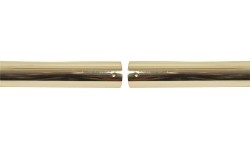 Mosiężna lampa z 6 zielonymi kloszami 276c