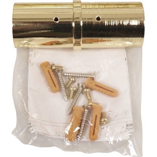 Mosiężna lampa z 6 zielonymi kloszami 276c