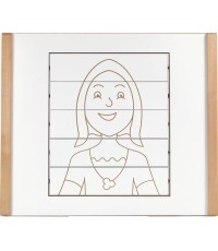 Girl. Manipulation panel