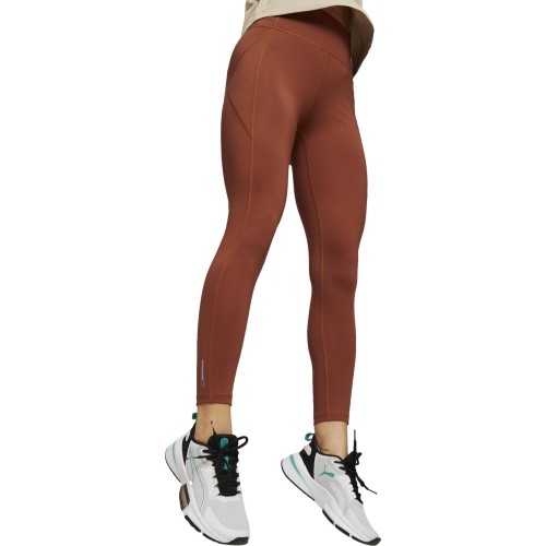 Legginsy damskie Puma Favorite Forever High Waist, brązowe 520267 81