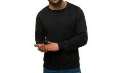 J.Style Džemperis Vyrams Fleece Black 68B2001-3