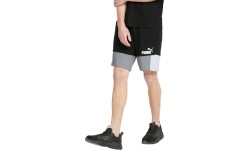 Spodenki męskie Puma Ess+ Block Black White Grey 847429 01