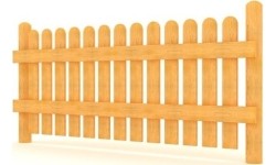 Ogrodzenie drewniane model OG-1003