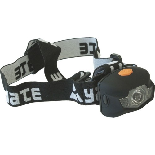 Latarka czołowa Yate Panter 3 W Cree + 2 LED, czarna