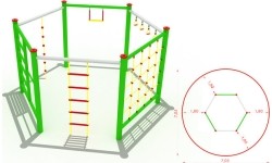 Kompleks wspinaczkowy model CM-0202