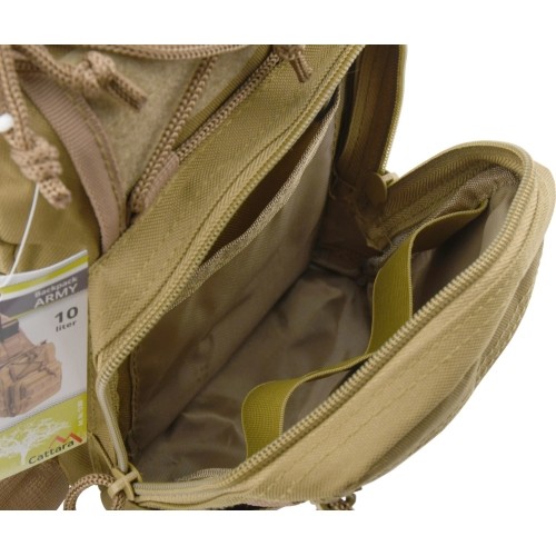 Plecak szturmowy miejski uniwersalny na jedno ramię Cattara Army, 10 l