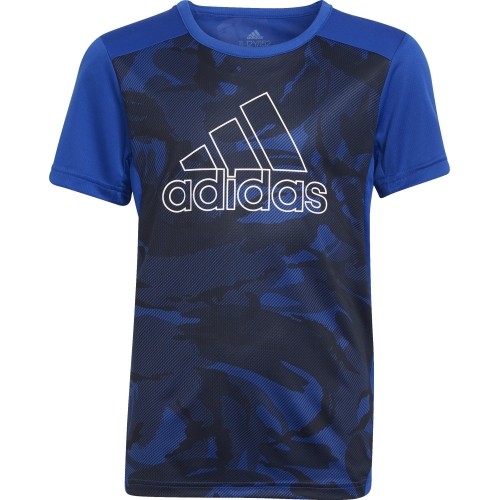 Koszulka chłopięca Adidas B Seas Tee Blue HC3045