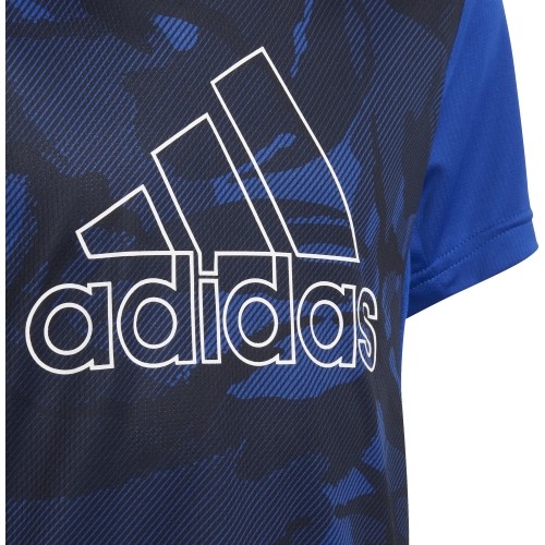 Koszulka chłopięca Adidas B Seas Tee Blue HC3045