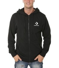 Converse Džemperis Star Chevron FZ Hoodie Black