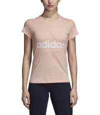 Koszulka damska Adidas Ess Li Sli Tee Coral CZ5770