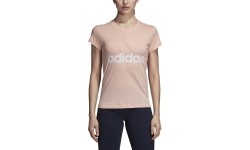 Koszulka damska Adidas Ess Li Sli Tee Coral CZ5770