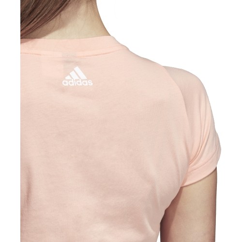 Koszulka damska Adidas Ess Li Sli Tee Coral CZ5770